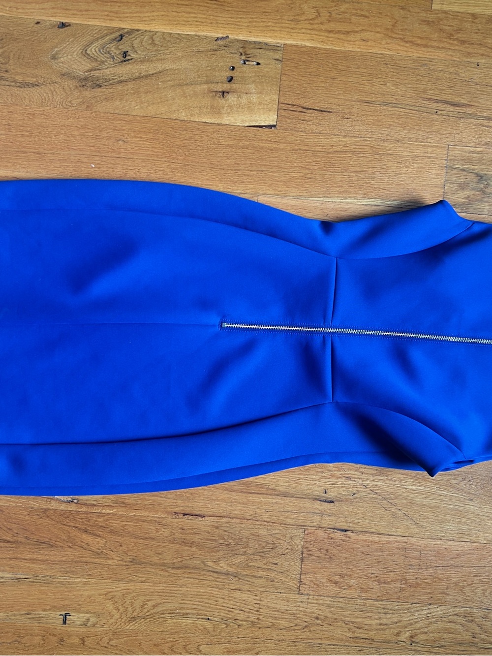 Calvin Klein Blue Sleeveless Sheath Midi Dress - Picture 3 of 6